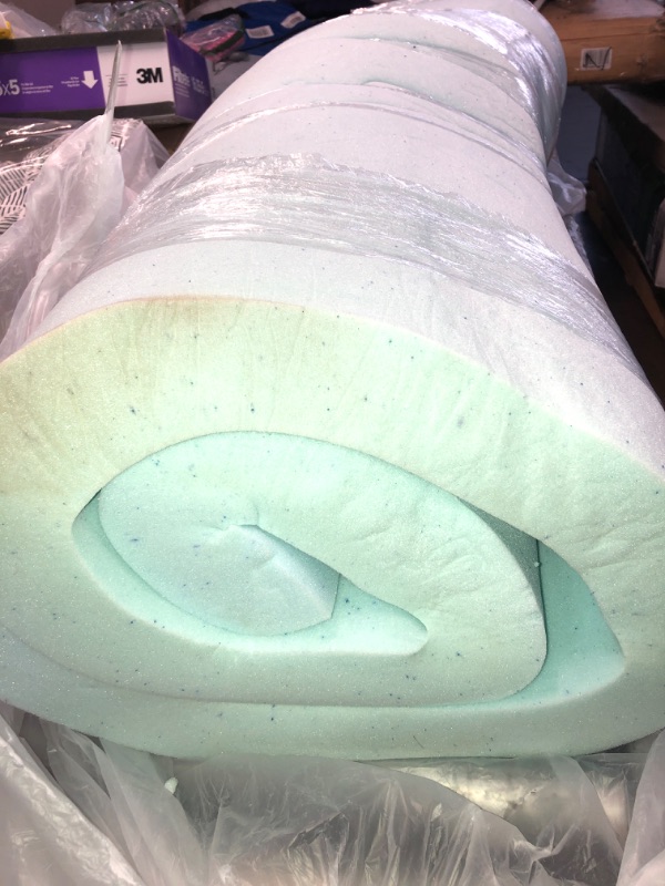 Photo 1 of 3 in.  Memory Foam Full Mattress Topper full