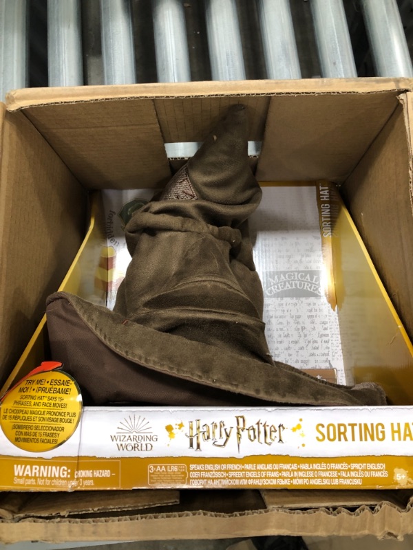 Photo 2 of Wizarding World Harry Potter, Talking Sorting Hat with 15 Phrases for Pretend Play, Kids Toys for Ages 5 and up
