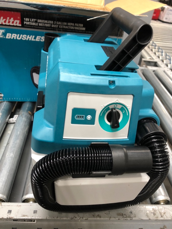 Photo 1 of 18-Volt LXT Lithium-Ion Brushless Cordless 2 Gal. HEPA Filter Portable Wet/Dry Dust Extractor/Vacuum, Tool Only