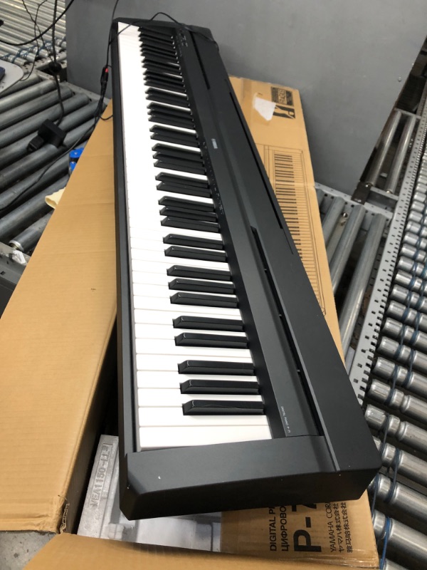 Photo 2 of Yamaha P71 88-Key Weighted Action Digital Piano with Sustain Pedal and Power Supply