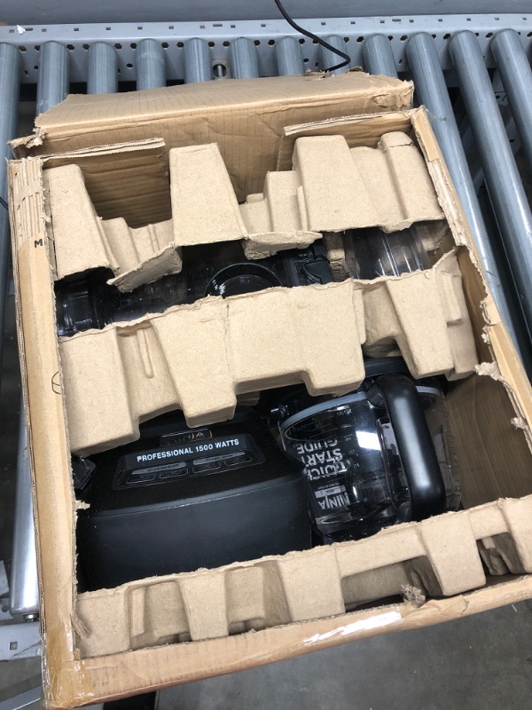 Photo 1 of **Parts Only** Non Functional**Ninja BL770AMZ Mega Kitchen System, 72 oz. Pitcher, 8-Cup Food Processor, 16 oz. Single Serve Cup, 1500-Watt, Black