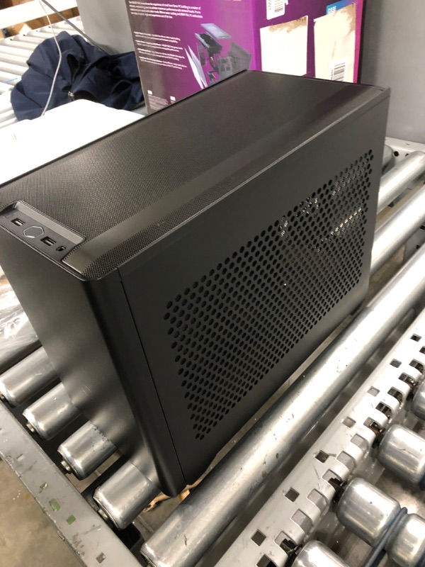 Photo 4 of Cooler Master NR200 SFF Small Form Factor Mini-ITX Case with Vented Panel, Triple-slot GPU, Tool-Free and 360 Degree Accessibility, Without PCI Riser
