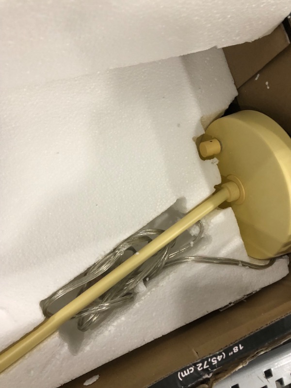 Photo 4 of *used, unable to test, no light bulb**
Globe Electric Emily 18 inch Matte Yellow Desk Lamp with Brass Accents, 52969