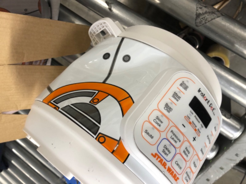 Photo 4 of **MAJOR DAMAGE, VIEW PHOTOS**
Star Wars Instant Pot Duo Mini 3-quart Pressure Cooker, BB-8 120V
