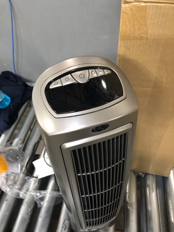 Photo 3 of Lasko 1500W Digital Ceramic Space Heater with Remote, 755320, Silver