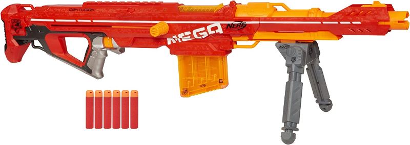 Photo 1 of **MISSING BULLETS**
Nerf N-Strike Mega Centurion and Nerf Modulus Distance Scope Upgrade Bundle
