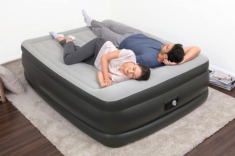 Photo 1 of QUEEN 60 X 80
SLEEPLUX Durable Inflatable Air Mattress with Built-in Pump, Pillow and USB Charger
