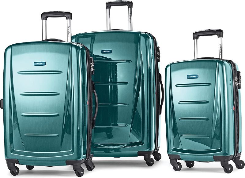 Photo 1 of Samsonite Winfield 2 Hardside Expandable Luggage with Spinner Wheels, 3-Piece Set (20/24/28), Cactus Green
