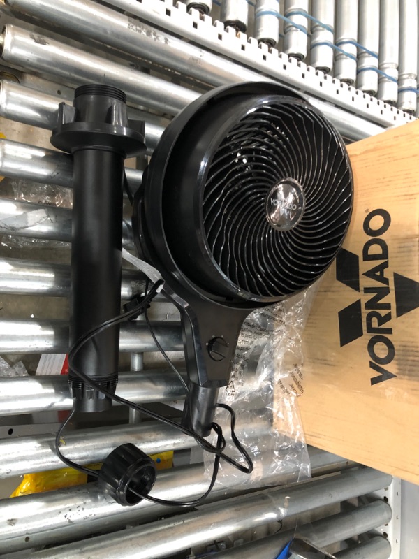 Photo 2 of **used**
Vornado 602 Whole Room Air Circulator Pedestal Fan with 3 Speeds Adjustable Height Personal Black
