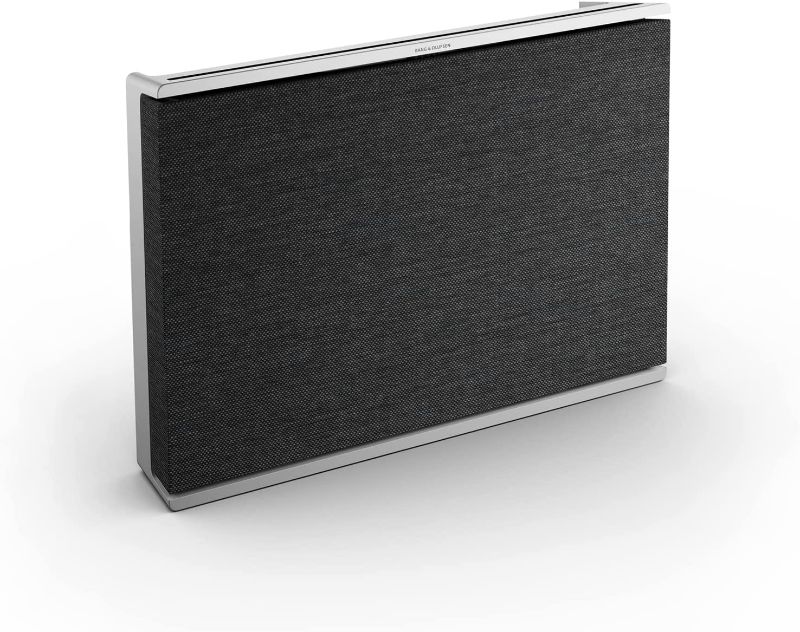 Photo 1 of Bang & Olufsen Beosound Level Portable Wi-Fi Multiroom Speaker, Natural Aluminum/Dark Grey
**tested, powers on**
