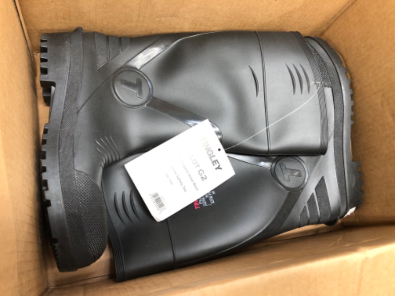 Photo 1 of Tingley Unisex Rubber Workboot Rain Boot, Black, 11 US Men
