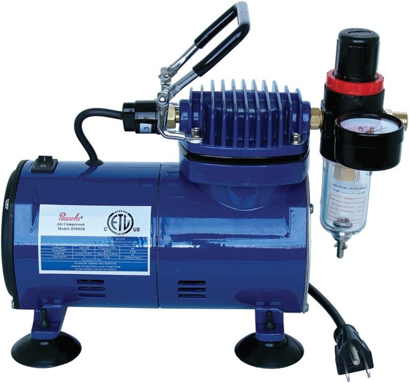 Photo 1 of Paasche D500SR 1/5 HP Compressor with Regulator and Moisture Trap
