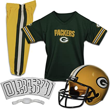 Photo 1 of Franklin Sports NFL Kids Football Uniform Set - NFL Youth Football Costume for Boys & Girls - Set Includes Helmet, Jersey & Pants- medium 