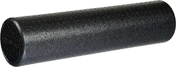 Photo 1 of Amazon Basics High-Density Round Foam Roller for Exercise, Massage, Muscle Recovery 24"
