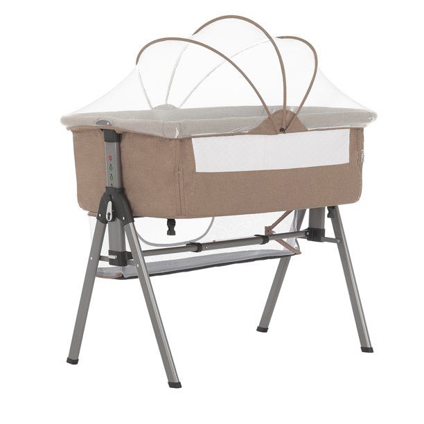 Photo 1 of Dream on Me Lotus Bassinet, Brown (1239879)
