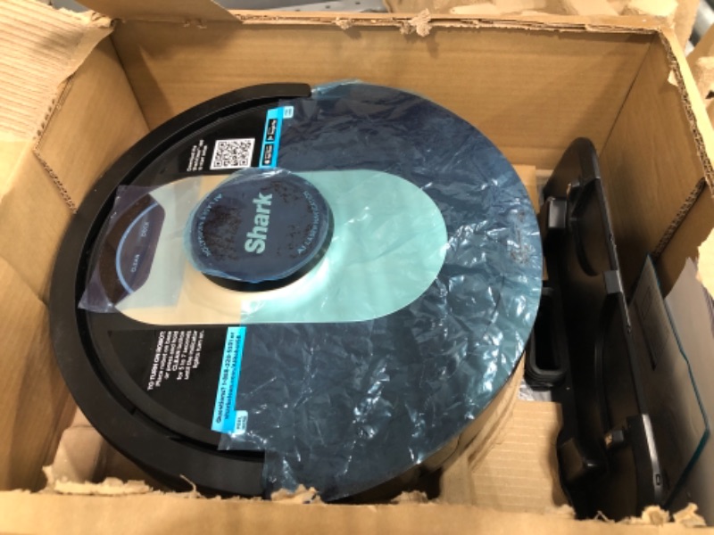 Photo 2 of ***PARTS ONLY*** Shark AV2501AE AI Robot Vacuum with XL HEPA Self-Empty Base, Bagless, 60-Day Capacity, LIDAR Navigation, Perfect for Pet Hair, Compatible with Alexa, Wi-Fi...
