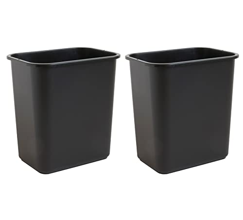 Photo 1 of **ONLY ONE BIN** United Solutions 7 Gallon / 28 Quart Space Saving Trash Wastebasket, Fits Under Desk and Small, Narrow Spaces in Commercial, Kitchen, Home Office, and
