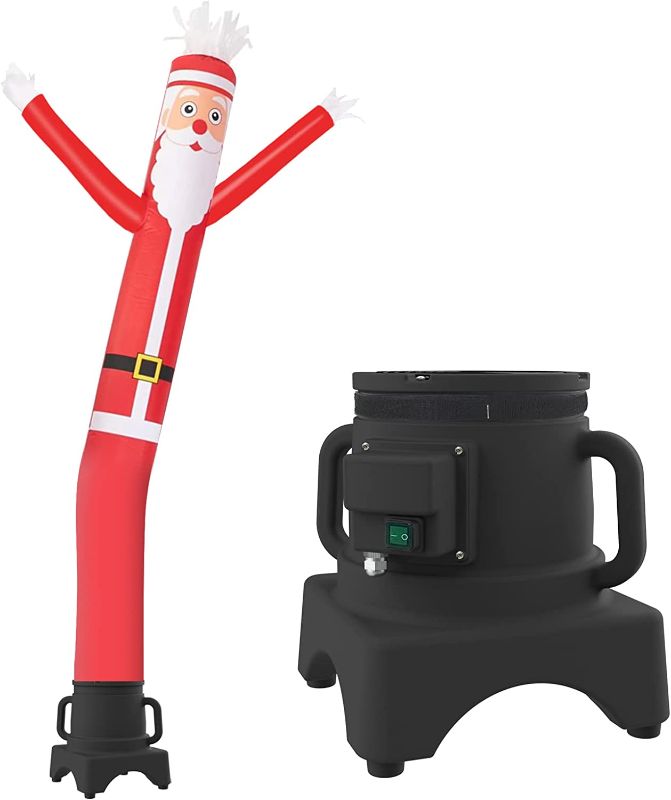 Photo 1 of ***MISSING SANTA*** MOUNTO 8FT Inflatable Waving Man Fly Puppet Dancer with Blower (Santa Claus)