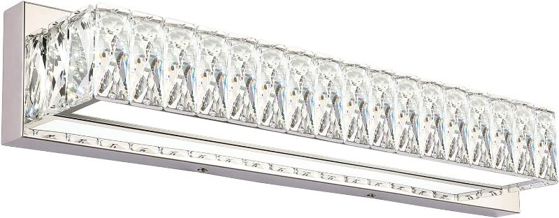 Photo 1 of 
ZUZITO Crystal Dimmable Bathroom Vanity Lighting Fixtures 7500 Modern LED Vanity Lights Over Mirror White Light