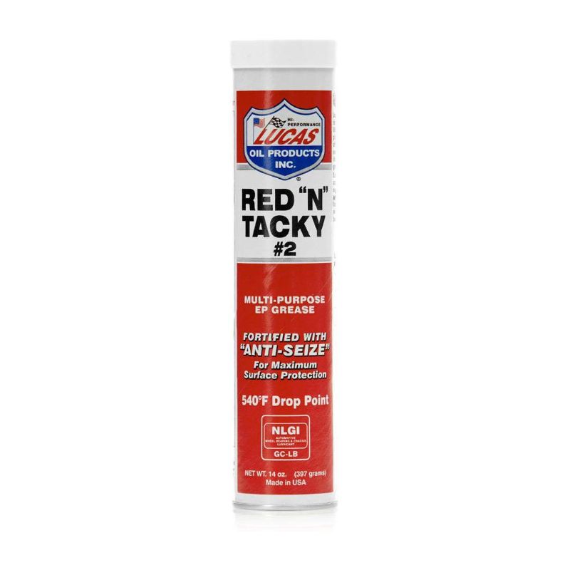 Photo 1 of Lucas Oil 10005-30 Red N Tacky Grease, 14 Oz. (Pack of 10)
