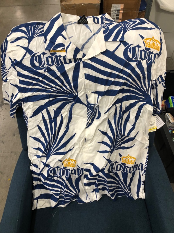 Photo 1 of SIZE XL----CORONA HAWAIIAN BUTTON UP SHIRT 