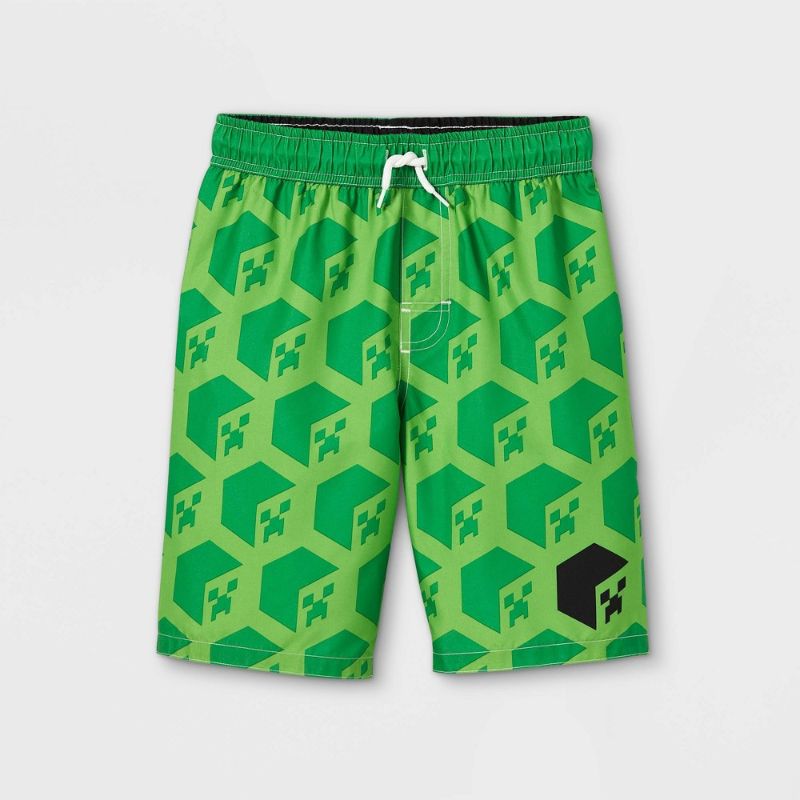 Photo 1 of BUNDLE OF 6 ----(SIZE: 3/SMALL, 2/MED, 1/LARGE)---Boy' Minecraft Wim Trunk -
