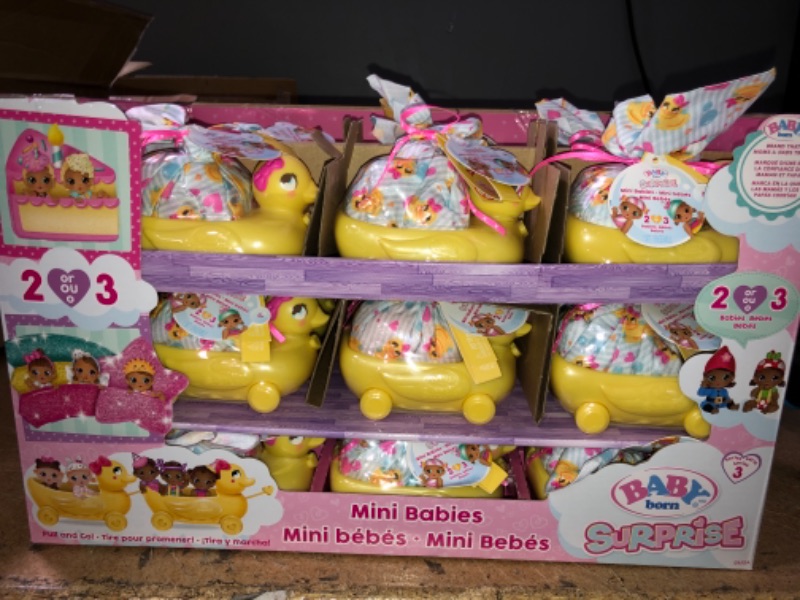 Photo 1 of 18pk--BABY Born Surprise Mini Babies Series 3