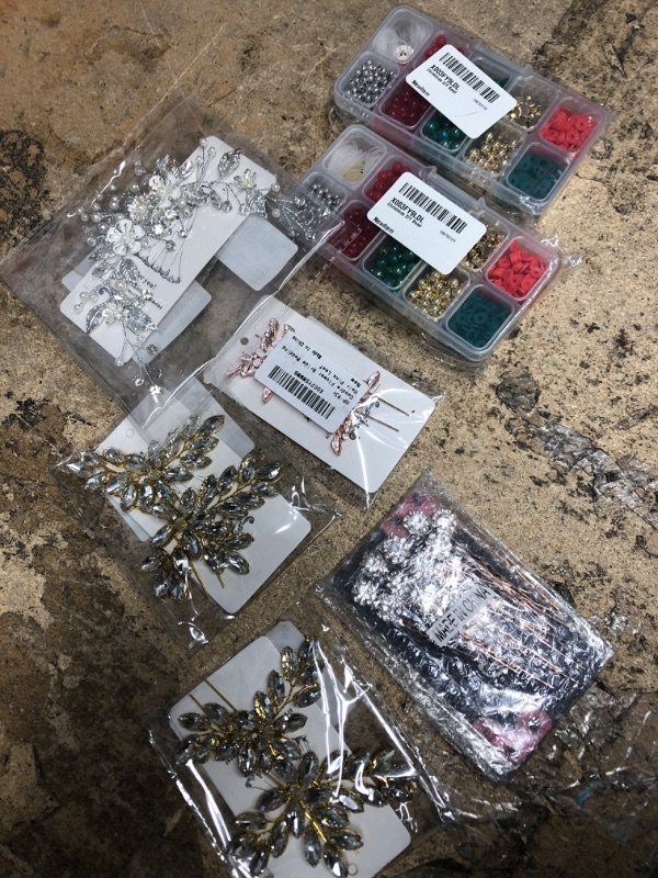 Photo 1 of 7 ITEMS ASSORTED HAIR PINS / BEADS BUNDLE