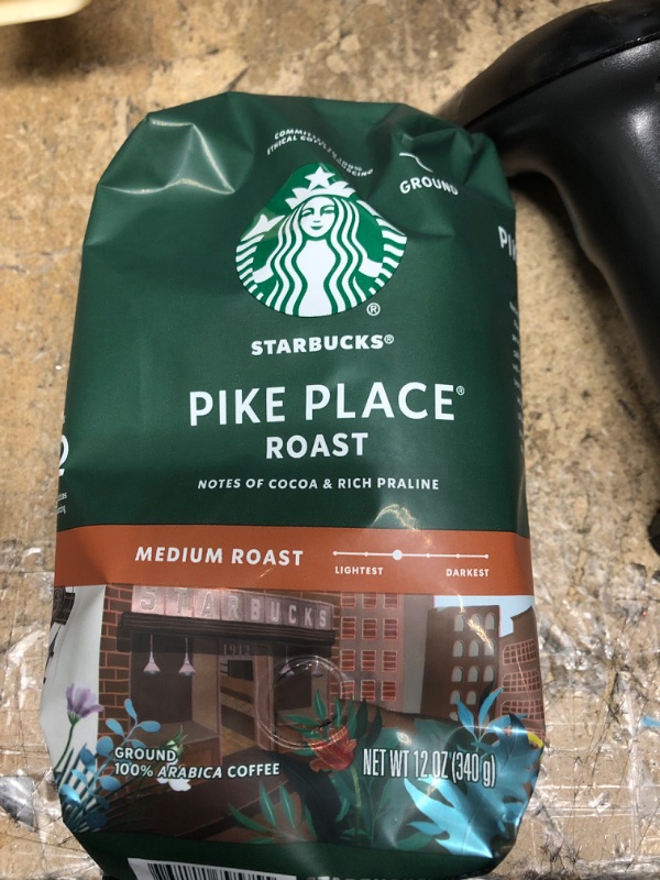 Photo 1 of *** EXP MAY 20, 2023 *** Starbucks Medium Roast GROUND Coffee — Pike Place Roast — 6 bags (12 oz. each)
