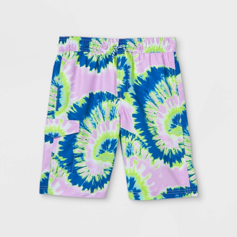 Photo 1 of 6  Boys' Tie-Dye Volley Swim Trunks - Cat & Jack™assorted sizes
