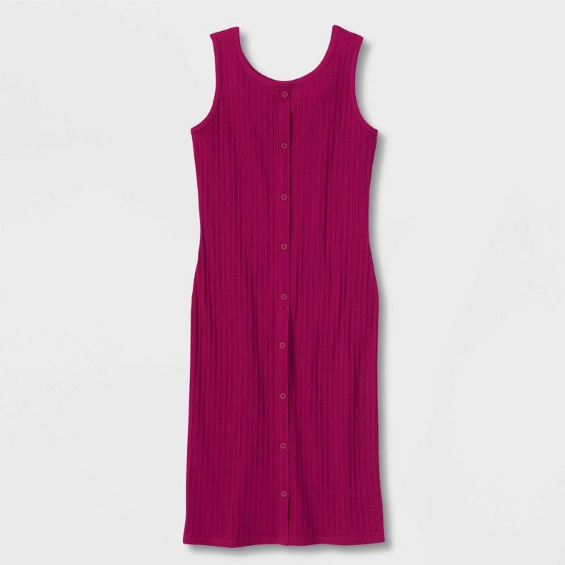 Photo 1 of Girl' Button-Front Sleeveless MIDI Dress - Art Class™ 6/6X