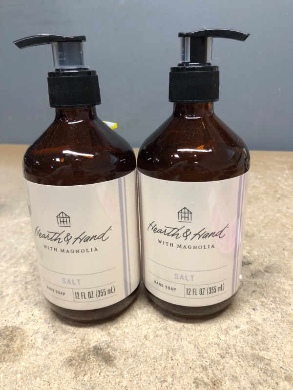 Photo 2 of 12 fl oz Salt Hand Wash - Hearth  Hand with Magnolia - 2 pack