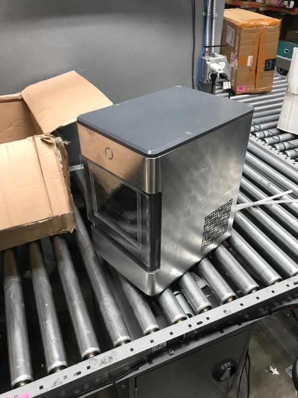 Photo 3 of (DOES NOT FUNCTION)GE Profile Opal | Countertop Nugget Ice Maker | Portable Ice Machine Complete with Bluetooth Connectivity | Smart Home Kitchen Essentials | Stainless Steel Finish | Up to 24 lbs. of Ice Per Day Ice Maker Only Bluetooth
**DID NOT POWER O