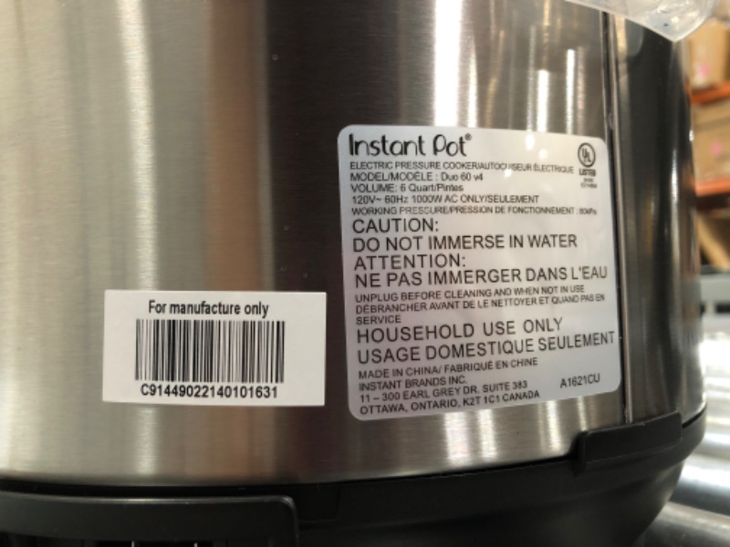 Photo 3 of (Used) Instant Pot Duo Nova 7-in-1 Electric Pressure Cooker, 10 Quart