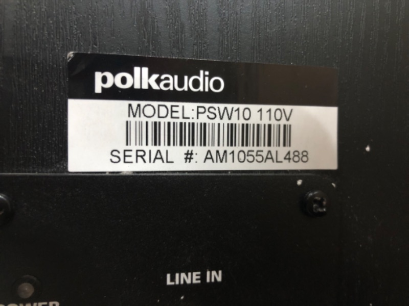 Photo 3 of Polk Audio PSW10 10" Powered Subwoofer - Power Port Technology, Up to 100 Watts, Big Bass in Compact Design, Easy Setup with Home Theater Systems Black
