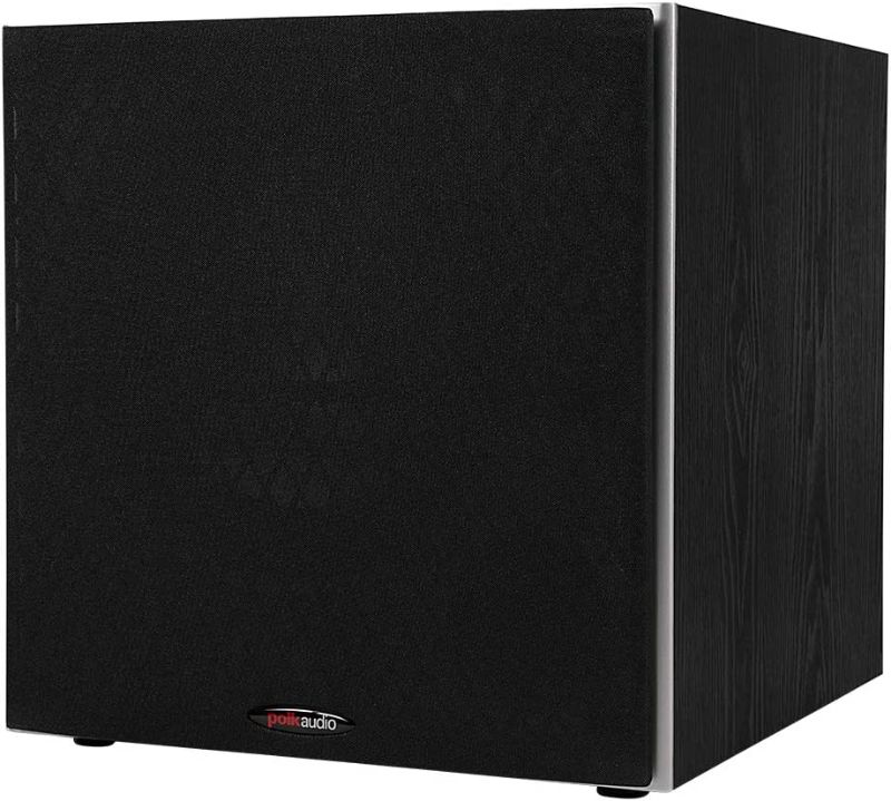 Photo 1 of Polk Audio PSW10 10" Powered Subwoofer - Power Port Technology, Up to 100 Watts, Big Bass in Compact Design, Easy Setup with Home Theater Systems Black
