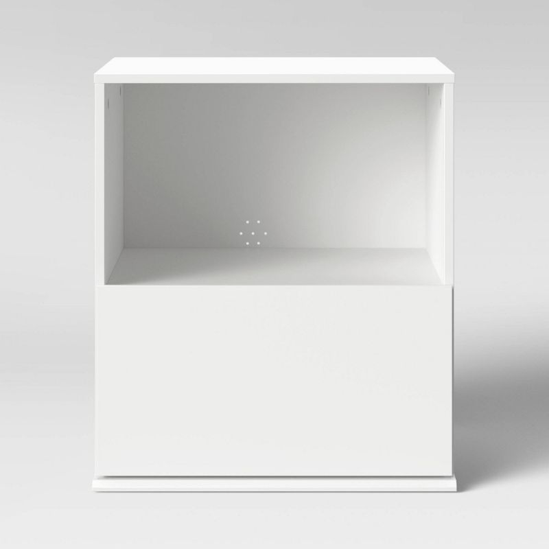 Photo 1 of 1 Drawer Modular Nightstand White - Room Essentials™

