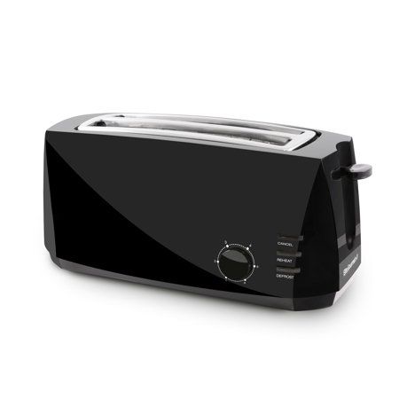 Photo 1 of Elite Gourmet 4-slice Long Slot Cool-touch Toaster (black)
