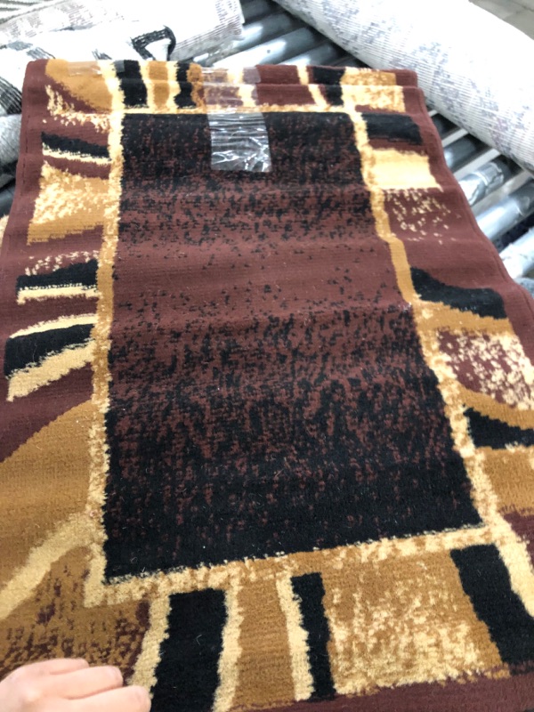 Photo 2 of 21IN X 35 in. Premium Rizzy Area Rug - Brown
