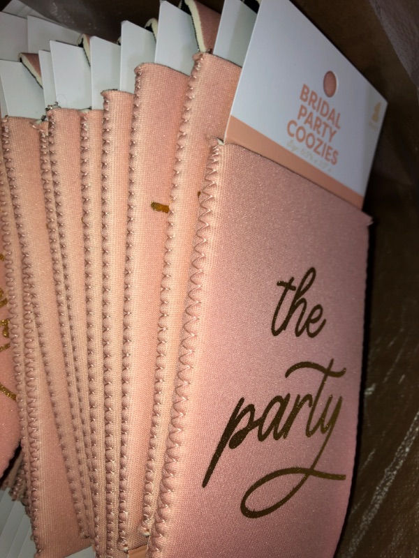 Photo 1 of 10 PACK -THE PARTY THEME BOTTLE PARTY COOZIES 