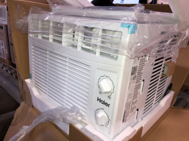 Photo 8 of Haier 5050 BTU 115V Window Air Conditioner for Bedroom White QTPC05AA