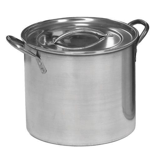 Photo 1 of (DAMAGED LID/CONTAINER TOP EDGE***Stock Pot 16qt Stainsteel
