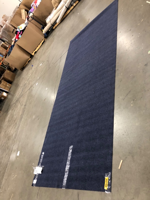 Photo 2 of 13'2" x 6' blue vevor rug
