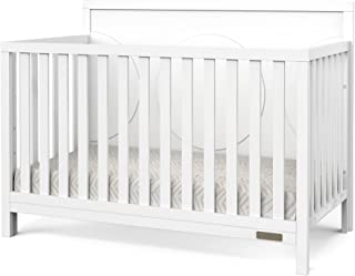 Photo 2 of Child Craft Orbit 4 in 1 Convertible Crib, Modern Contemporary Baby Crib Converts to Toddler Bed, Day Bed and Full Size Bed, 3 Adjustable Mattress Heights (Matte White)