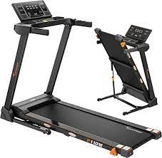 Photo 1 of NOT FUNCTIONAL   Sportneer Folding Treadmill with Incline: Super Easy Assembly Foldable Compact Treadmill Electric Treadmill Running Machine f