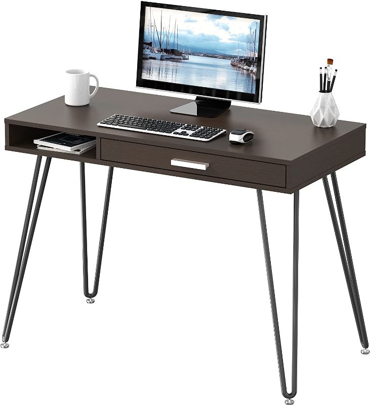 Photo 1 of ***SEE NOTE*** SHW Home Office Computer Hairpin Leg Desk with Drawer
