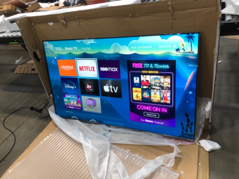 Photo 4 of TCL 65-inch 6-Series 4K UHD Dolby Vision HDR QLED Roku Smart TV 
