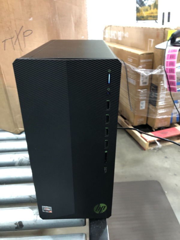 Photo 5 of HP GM Pavilion Gaming Desktop - AMD Ryzen 7 Processor, NVIDIA Graphics - 16 GB RAM, 512 GB Storage - 1 USB-C, 8 USB-A - Easy Expansion & Upgrades- OMEN Gaming Hub - Multi-Display Capable (TG01-2360)
