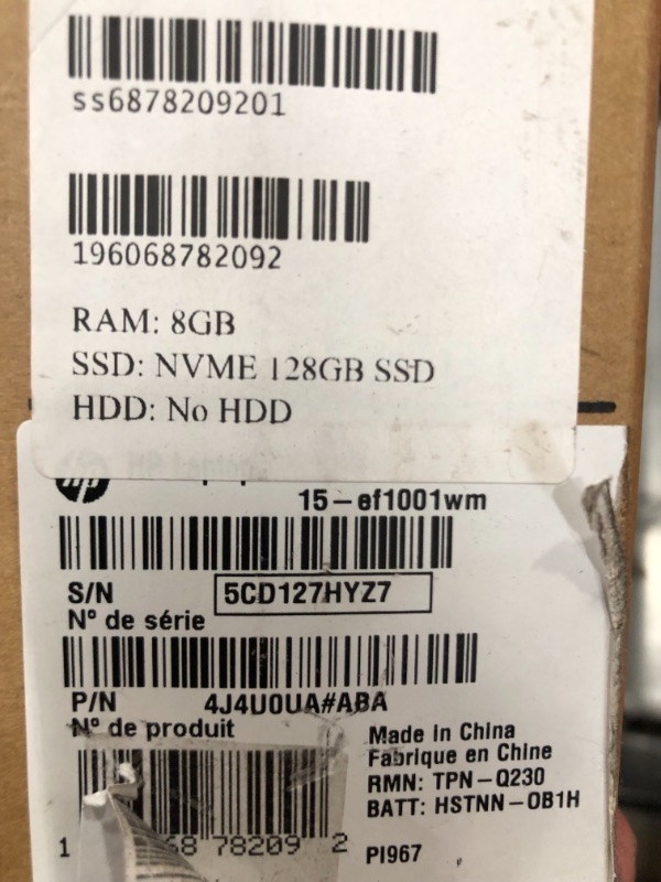 Photo 2 of HP 15.6In FHD Computer, AMD Athlon Silver 3050U Processor, AMD Radeon Graphics, HD Webcam, HDMI, 1-Year Microsoft 365, Win10S, Silver, 32GB SnowBell USB Card, Natural Silver, 8GB RAM | 128GB SSD
