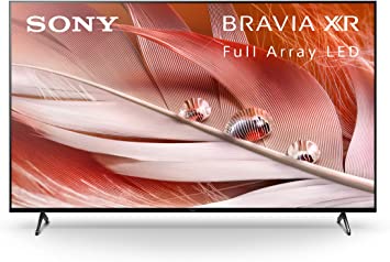 Photo 1 of Sony X90J 50 Inch TV: BRAVIA XR Full Array LED 4K Ultra HD Smart Google TV with Dolby Vision HDR and Alexa Compatibility XR50X90J- 2021 Model, Black
